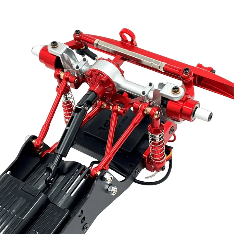 FOR WPL C14 C24 C34 C44 C54 B14 B24 Metal Front Rear Axle and Drive Shaft Set 1/16 RC Car Upgrade Parts Accessories