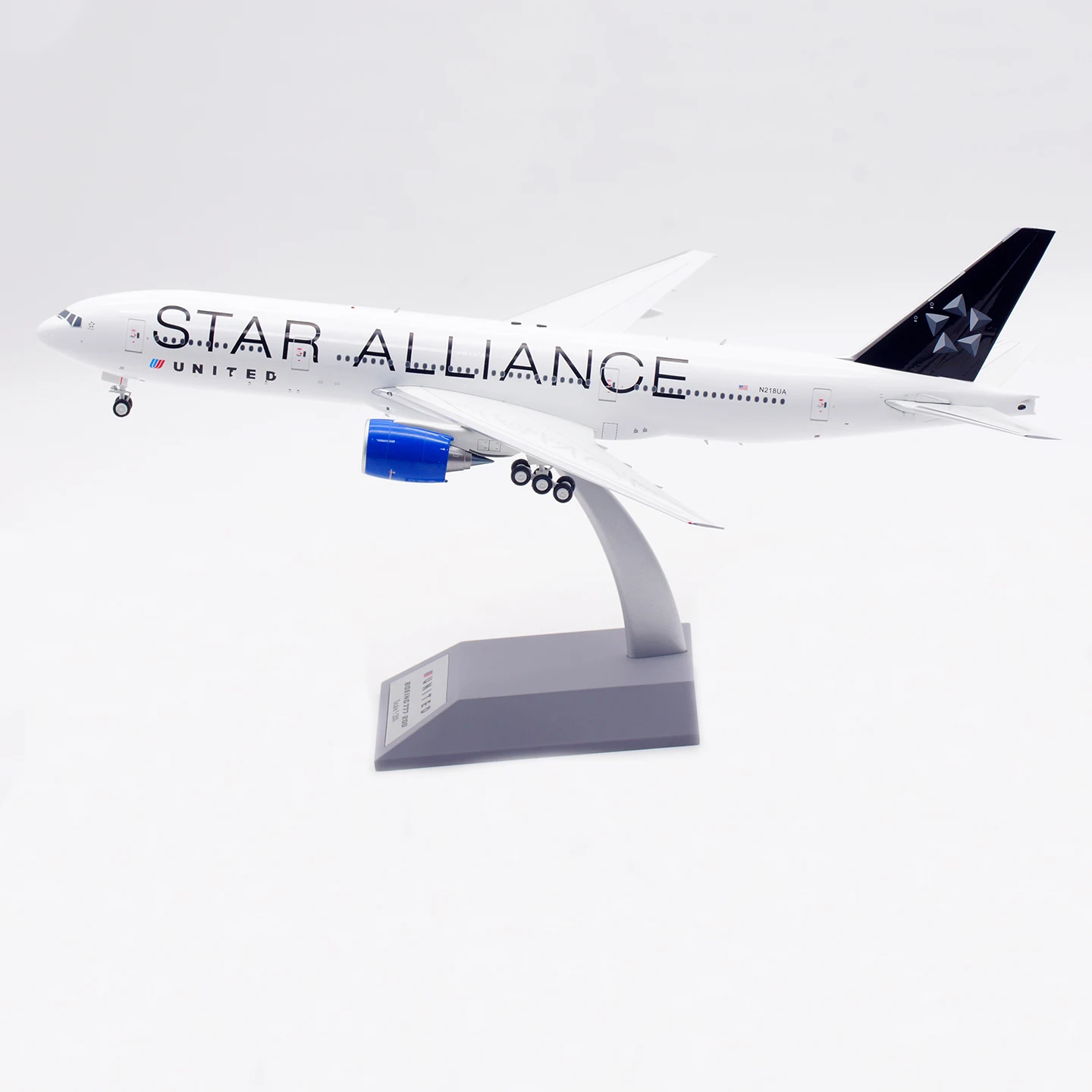 IF772UA0126 Alloy Collectible Plane Gift INFLIGHT 1:200 United Airlines Boeing B777-200ER Diecast Aircraft Jet Model N218UA