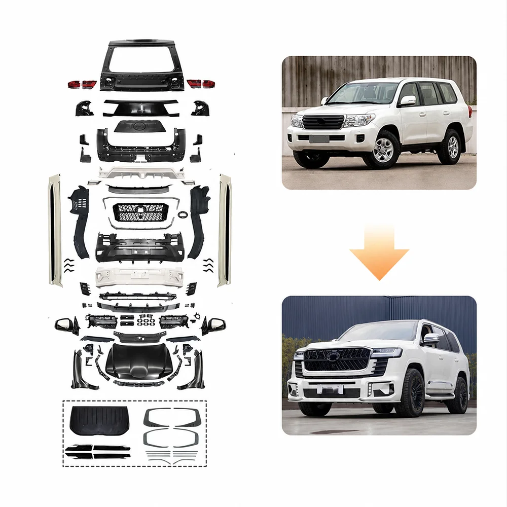 Factory Outlet Bodykit for Toyotas Land Cruiser 2008-2020 LC200 Upgrade to LC300 1:1 Model Other Exterior Accessories