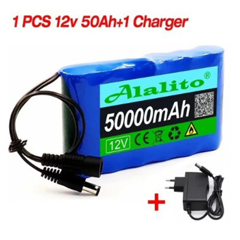 Für CCTV Cam Monitor Tragbare Super 12V 50000mah Wiederaufladbare Lithium-Ionen Akku Kapazität DC