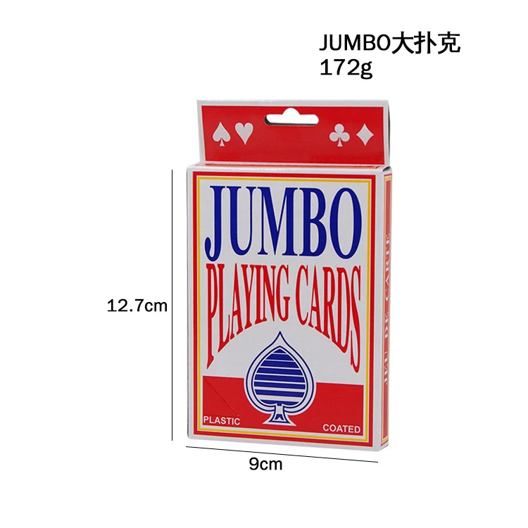 Jumbo Playing Cards  Pokers 12.7*9CM Playing Card Poker for Board Game Gambling Magic Tricks Tools GYH