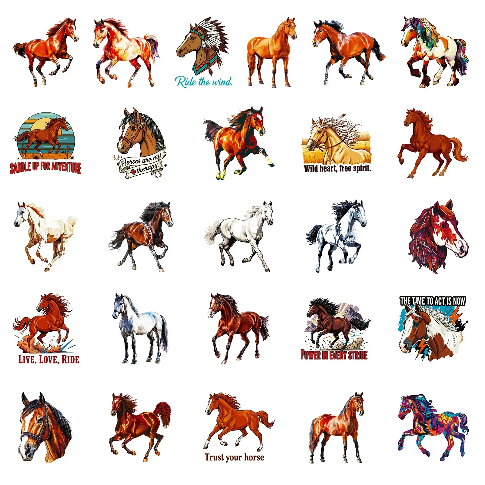 10/56 قطعة البرية ستيد موضوع الكتابة على الجدران ملصقات لطيف الحيوانات الكرتون ملصق مائي DIY بها بنفسك الأمتعة الهاتف كأس الغيتار سكيت الشارات مقاوم للماء