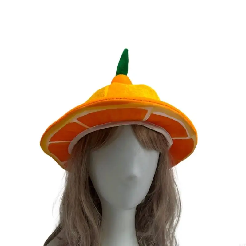 Comfortable Tangerine Summer Bonnet Hat Easy Care Machine Washable Beach Hat 