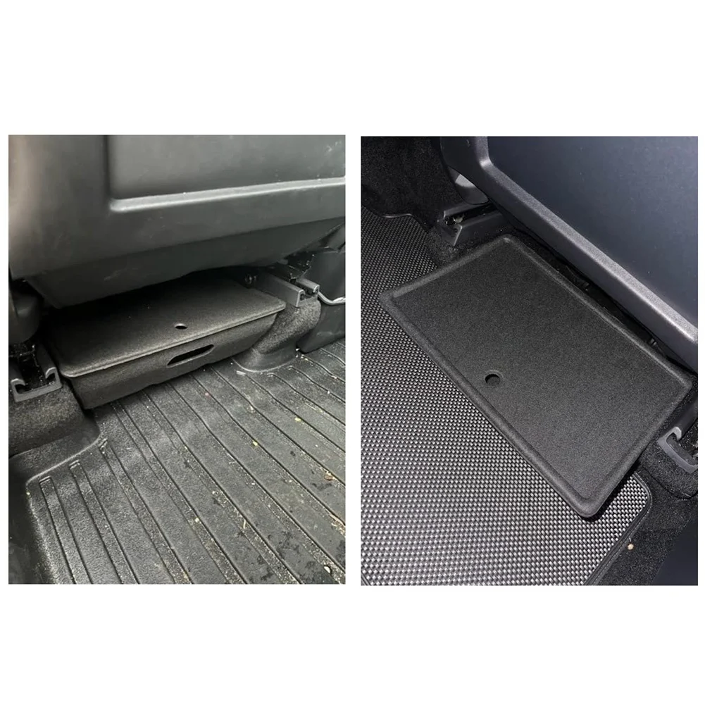 

Flocked Felt Tray Storage Box With Cover Trash Can For Tesla Model Y 2020 2021 2022