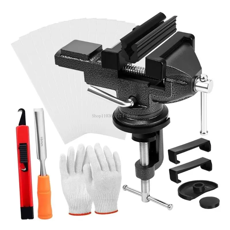 benches-vises-golf-grip-maintenance-tool-set-with-rubber-clamp-and-tape-strips