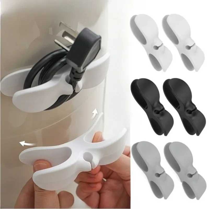 Image of 4/8-teiliges Küchen-Kabelwickler-Set – Spurloser Stecker- und Netzkabel-Organizer für den Haushalt, Kabelmanagement- und Aufbewahrungswerkzeug
