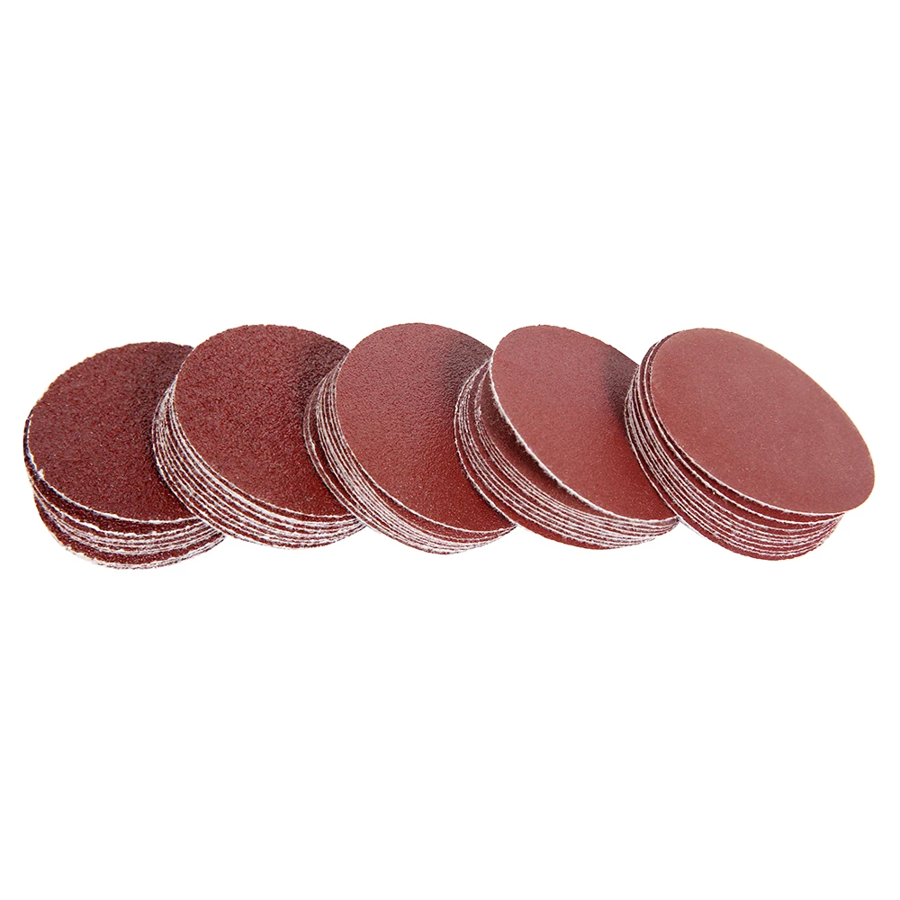 100Pcs 2In Sanding Discs Pad Kit for Drill Grinder Rotary Tools with Backer Plate 1/4Inch Shank Includes 80-3000 Grit Sandpapers