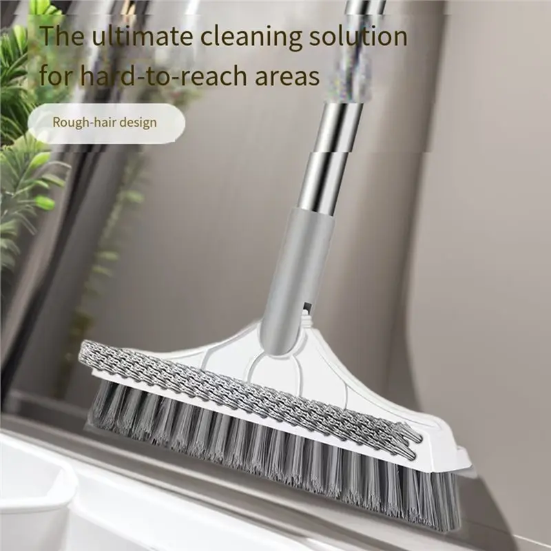 2025 Hot Style Rotating Floor Brush With Long Handle 3 In 1 For Cleaning Brush Set For Bathroom Brush Cleaner Crevice Brush