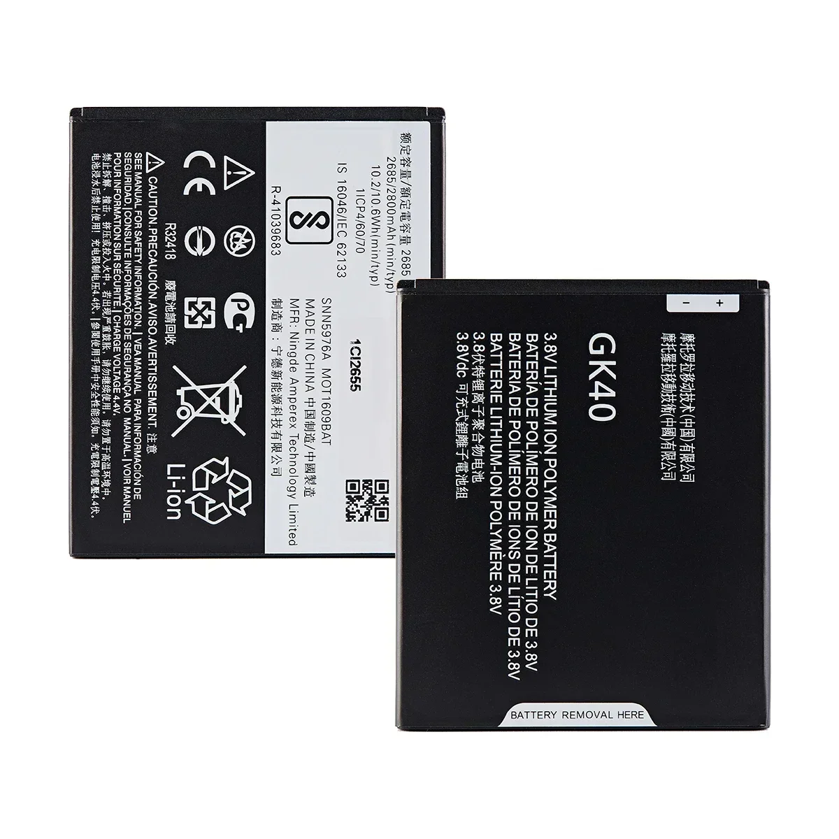 100% Original GK40 2800mAh Battery For Motorola Moto E3 G4 Play XT1607 XT1609 XT1670 XT1671 XT1672 XT1675 Mobile phone Batteries