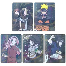 Naruto Ssp Series Collection Flash Card Haruno Sakura Gaara Sasuke Anime Characters Bronzing Toy Card Children's Christmas Gifts