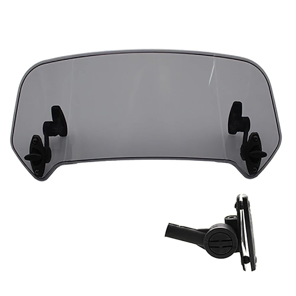 Motorcycle Universal Windshield Extension Adjustable Spoiler Clamp-On Windscreen Deflector For BMW Kawasaki Yamaha Honda Suzuki image 6