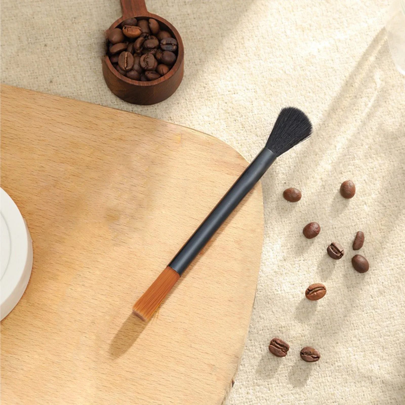 Coffee Brush Grinder Cleaning Brushes Coffee Powder Cleaning Brush Brewing Head Brushes Set Coffee Sweeping Brush Barista Tools