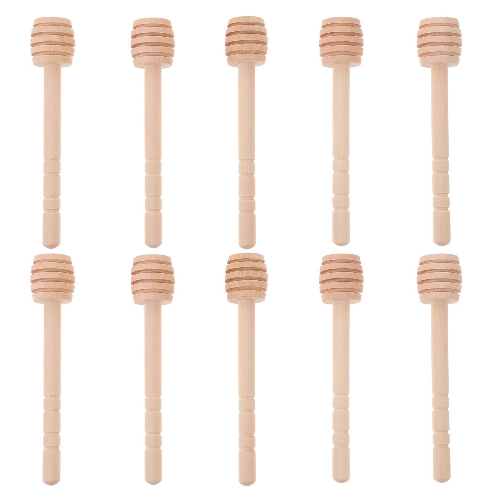 

10 Pcs Honey Stick Stirring Rod Mixing Stirrer Stirrers Wood Dippers Sticks Wooden