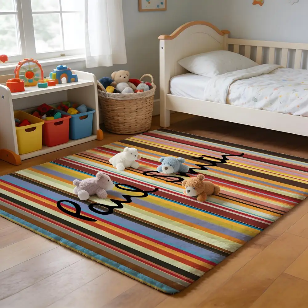 

Floor Mat Soft Flannel Rug Non-Slip Absorbent Mat for Bathroom Bedroom Home Decor P-PaulS S-SmithS