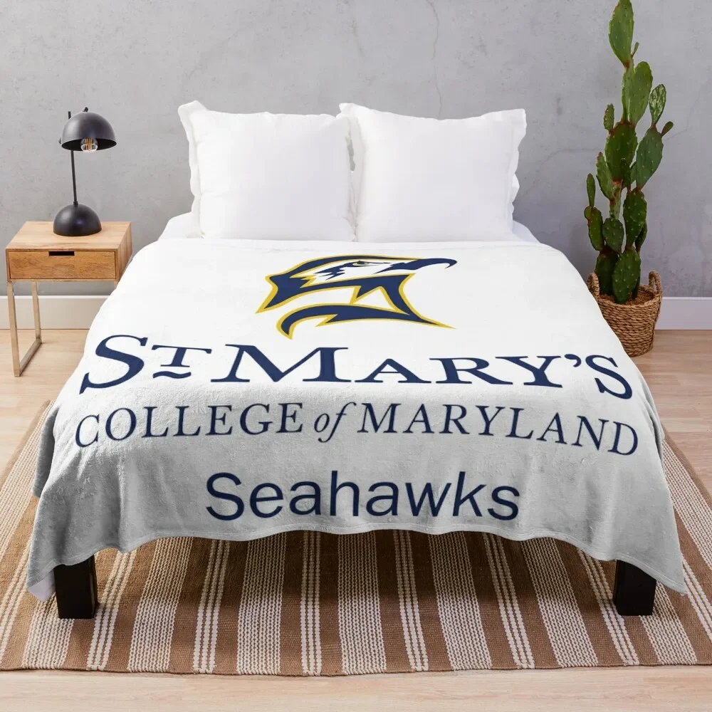 

St m4ry c0ll3g3 Throw Blanket Air Conditioner Soft Blanket for Office Home