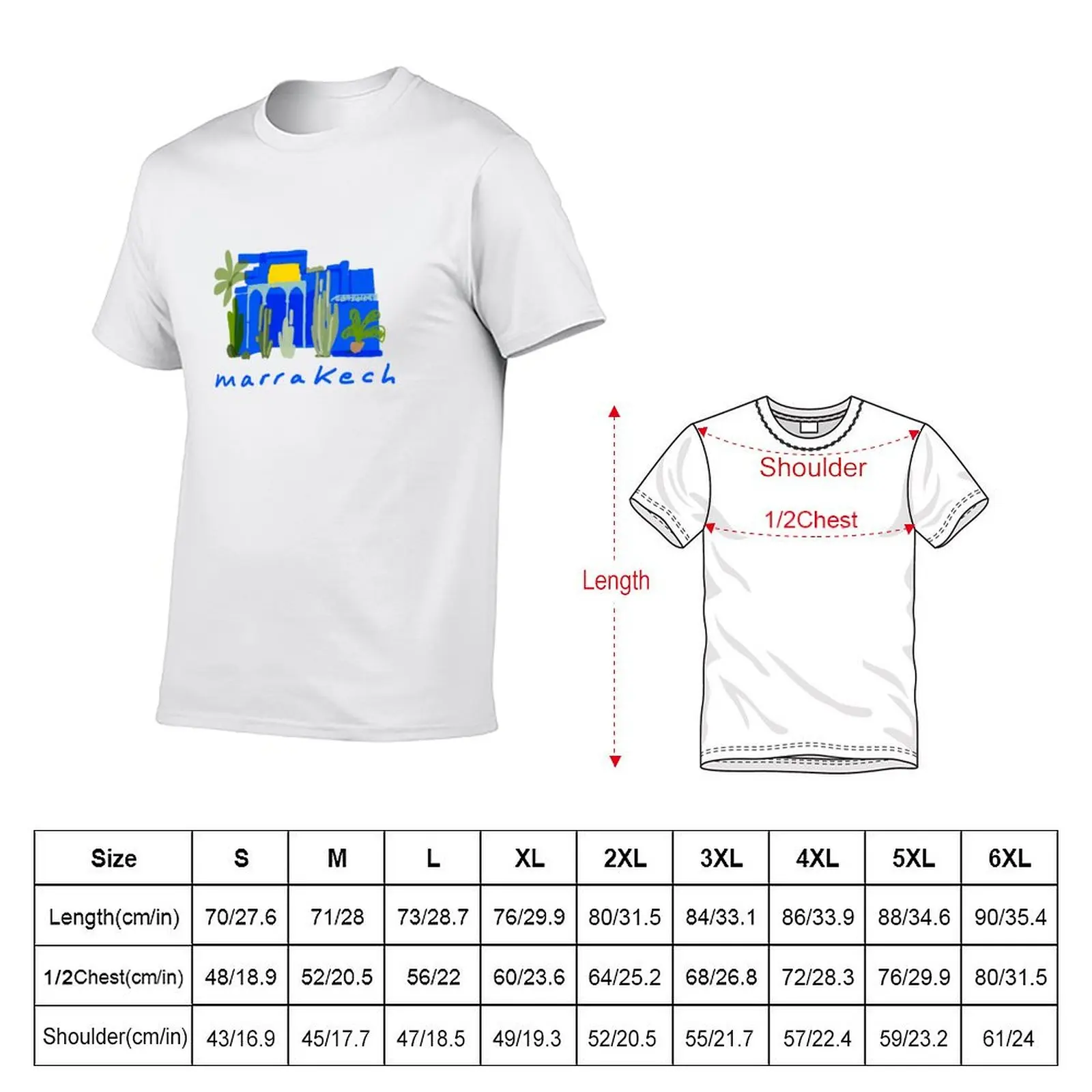 Marrakech garden logo Maroc T-Shirt t shirts with prints T-Shirt