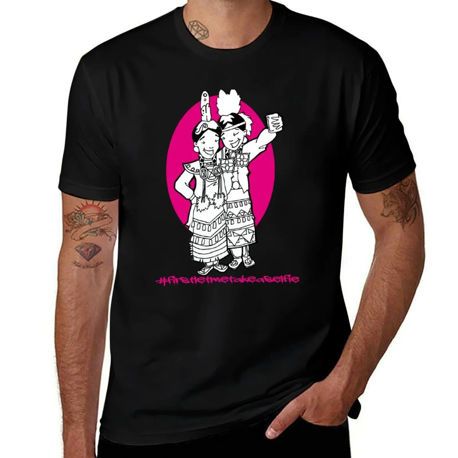 #firstletmetakeaselfie Jingle dress dancer T-Shirt Casual Loose Fit Short Sleeve T-Shirt