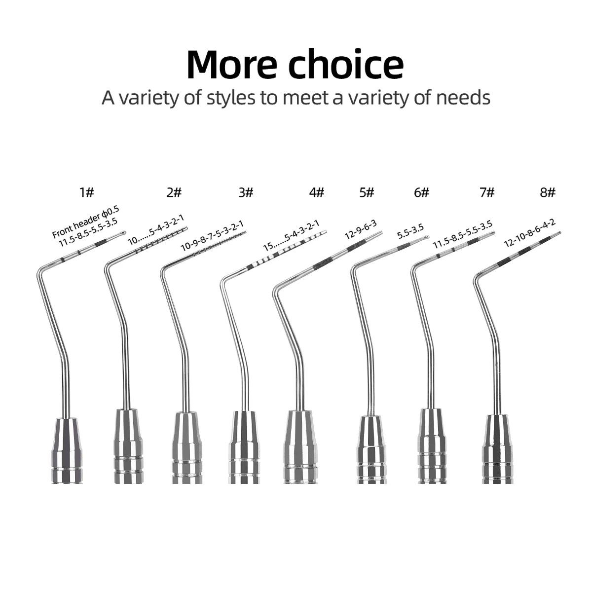 AZDENT-Sonda Periodontal graduada Dental, instrumento de dentista de acero inoxidable 304, equipo endodóntico, sonda de 16cm con escala, 1 unidad