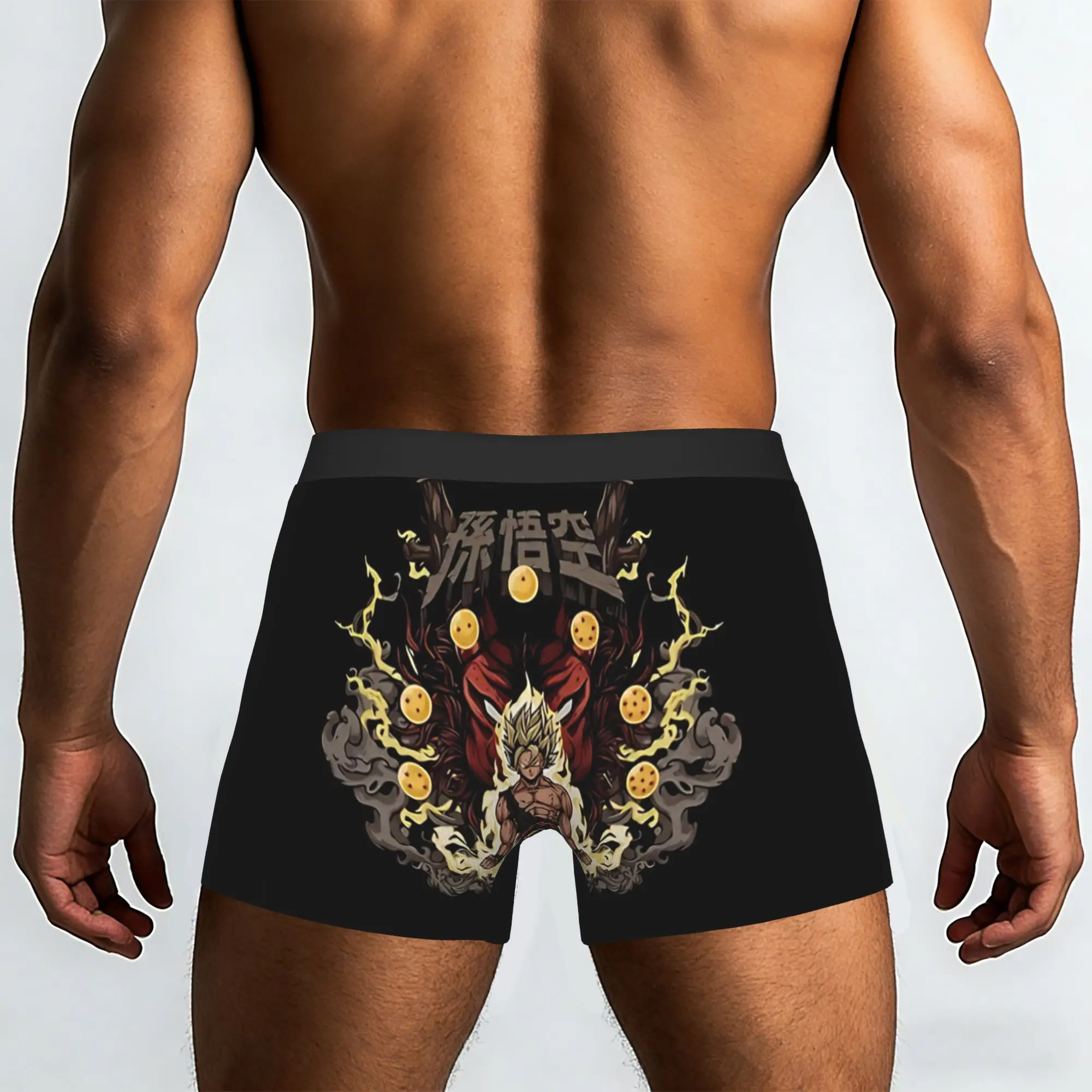 In Action  Bandai DRAGON BALL Underpants Homme Panties Man Underwear Comfortable Shorts Boxer Briefs