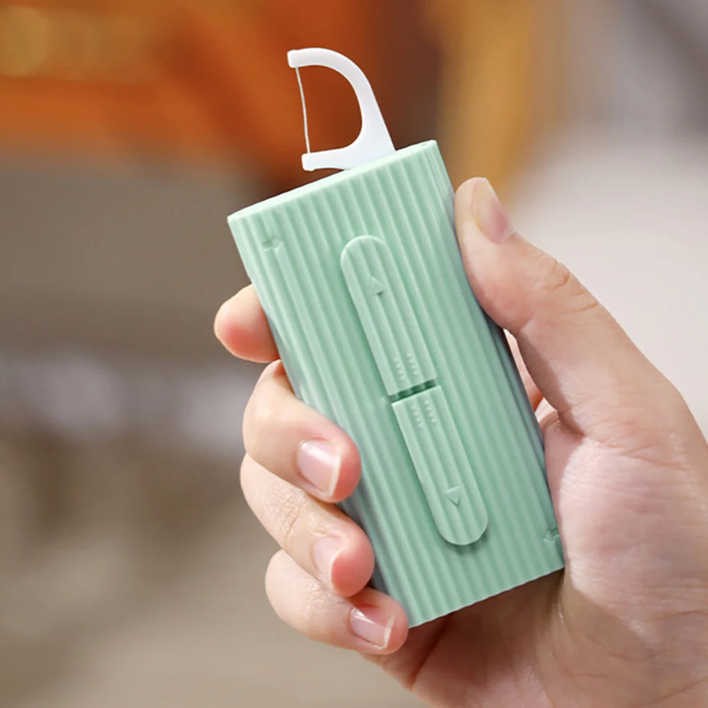 

1 Set Of Compact Floss Picks Portable Dental Flossers For Braces Interdental Cleaning Small Flosses Dispenser Daily Use Teeth