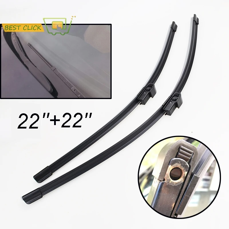 Misima Windshield Windscreen Wiper Blades For Audi A4 B6 8E 8H Front Window Wipers 2000 2001 2002 2003 Replace Metal Wipers