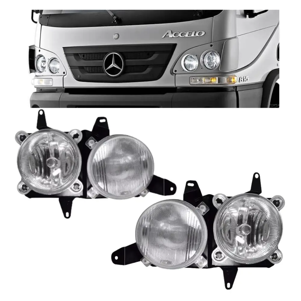 INSB 1 Pcs Front Head Lamp for Mercedes-Benz Accelo 815 / 915C / 1016