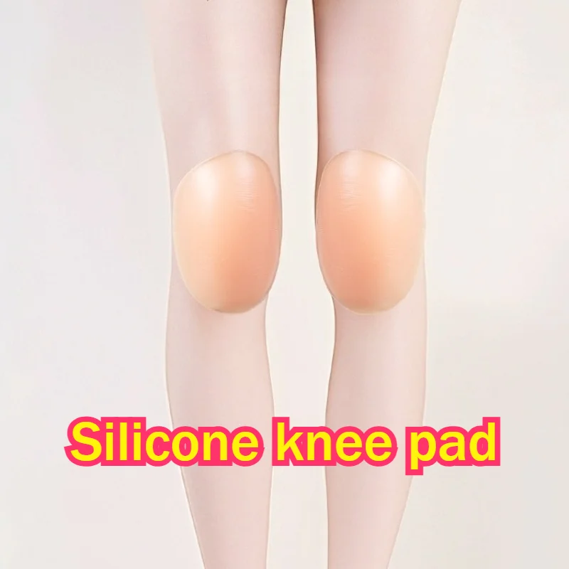 Thicken Silicone Knee Protection Pads Functional Bottoms Accessories Skiing Sporty Protect Gear Shock Absorb Fall Proof Cushion