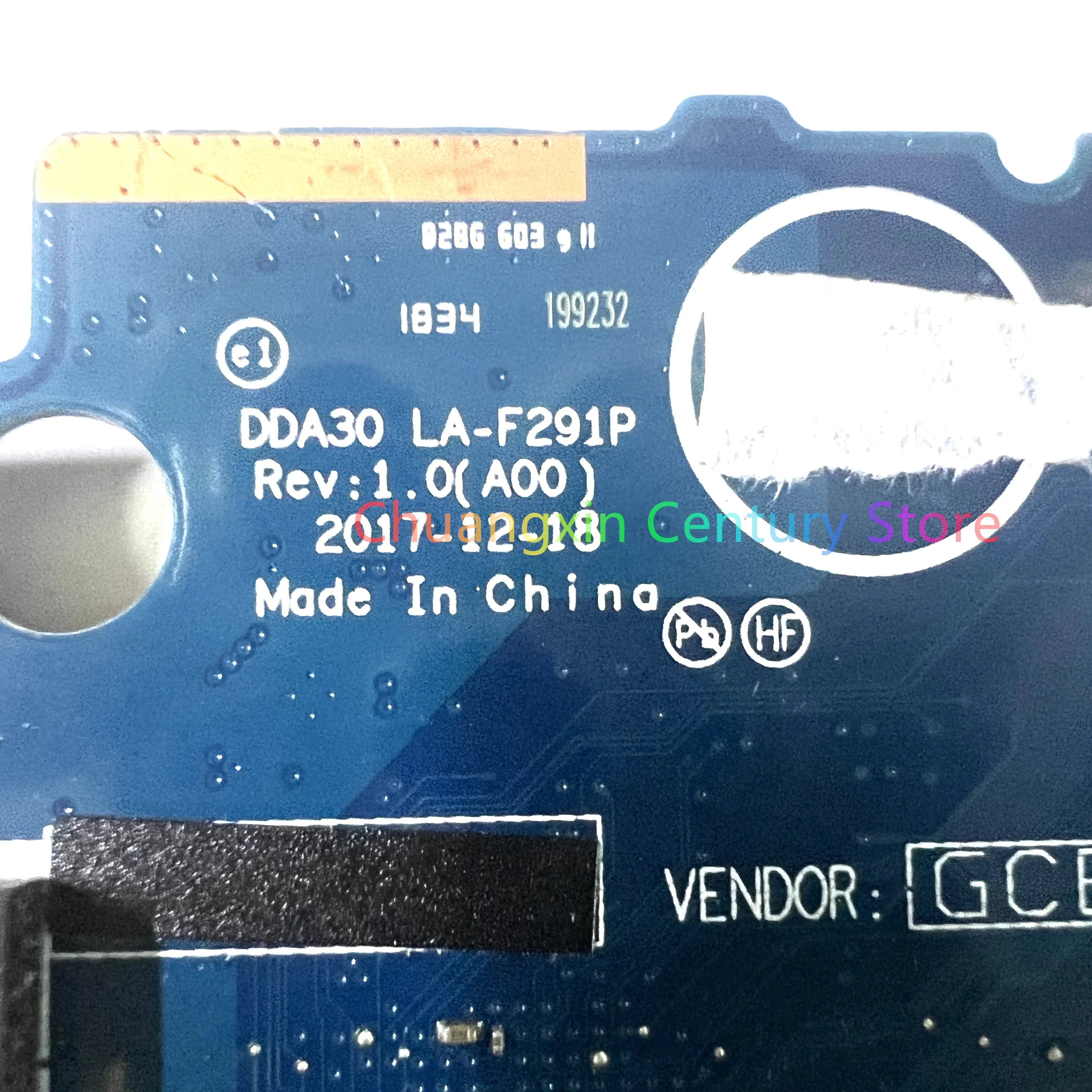LA-E111P For Dell Latitude 5289 7389 Laptop Motherboard CPU: I3-7100U I5-7200U I7-7600U RAM: 4GB / 8GB / 16GB 100% Test OK