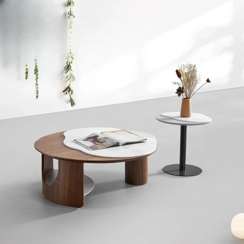 

Modern simple coffee table combination living room household small apartment light luxury high-end designer coffee table