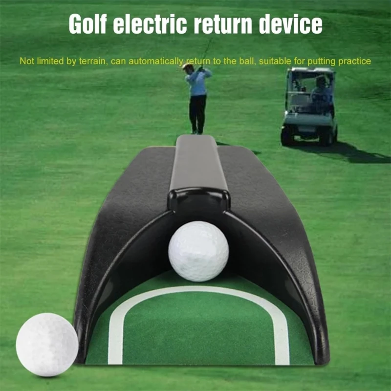 Golf Ball Return Exerciser Automatic Golf Ball Return Machine Golf Ball Kick Back Return Putting Cup Training Aids