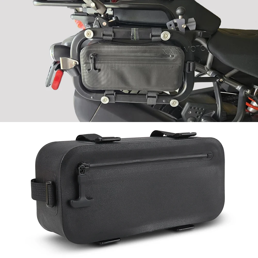 Universal Side Bag Waterproof Tool Bag 2.5L Motorcycle Hanging Bag Bumper Repair Tool Placement Bag