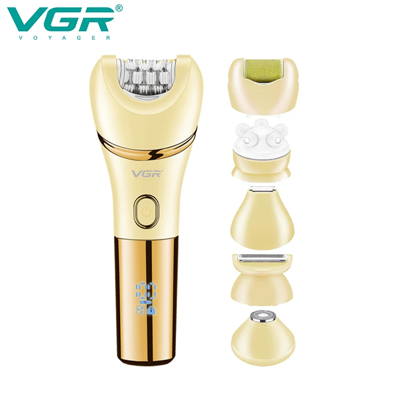 VGR النساء الشعر المتقلب أداة إزالة الشعر آلة إزالة الشعر الكهربائية سيدة ماكينة حلاقة مقاوم للماء مزيل الشعر لنزع الشعر ماكينة حلاقة للنساء V-756