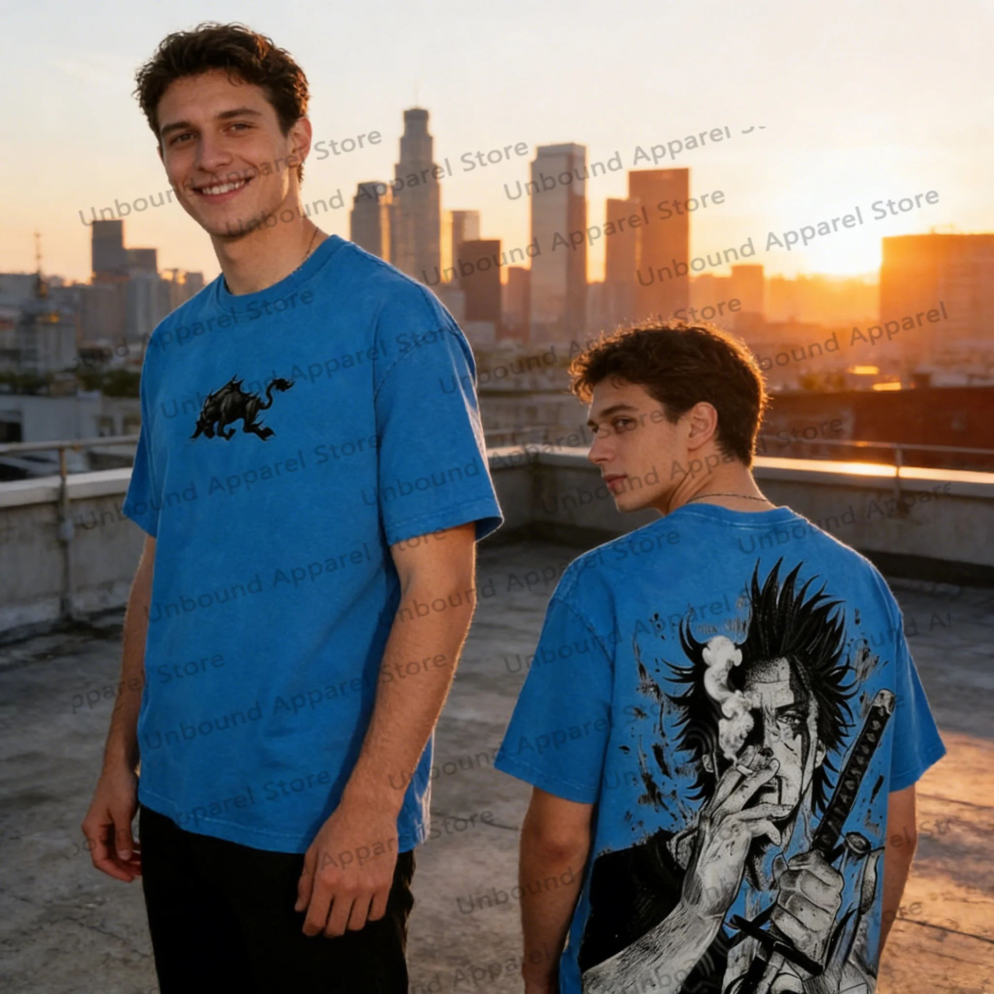 2026 Heißer Yami Sukehiro Graphic Black Clover Manga T-Shirt Neu Oversized für Herren und Damen Lässige Streetwear – Detail 6