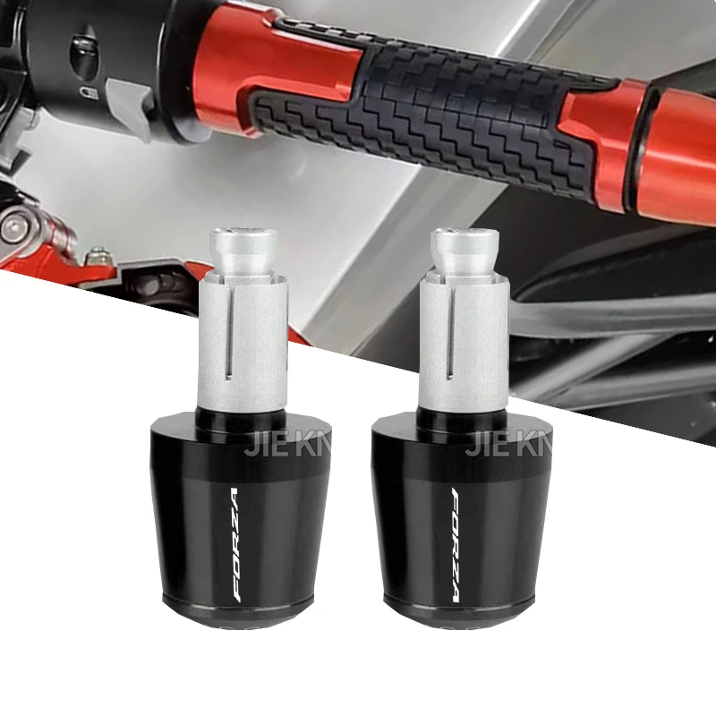 For Honda Forza 125 250 300 350 750 2022 2023 Motorcycle Accessories CNC Handle Bar Handlebar Grips Cap End handle Plugs cap