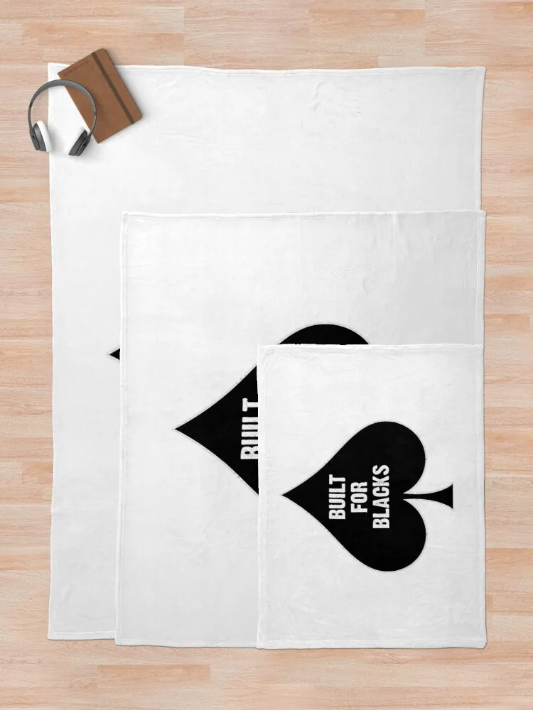 Built For Blacks- Queen Of Spades Throw Blanket Beach Blanket