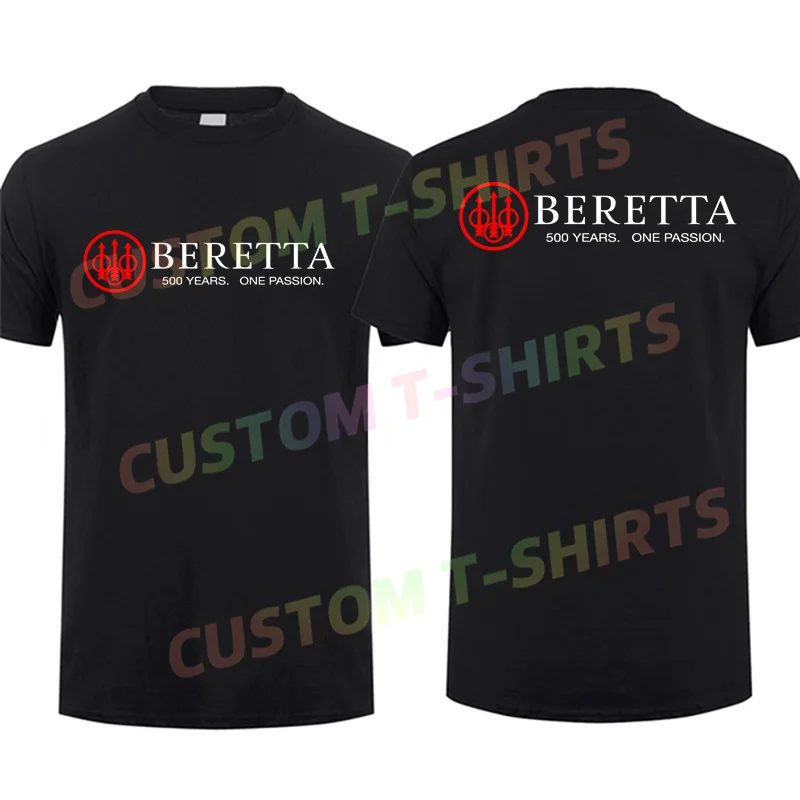 

Men T Shirt Casual Beretta Firearms Gun T-shirt Graphic Oversized Sports Tops Breathable Comfortable Streetwear S-3XL Tee