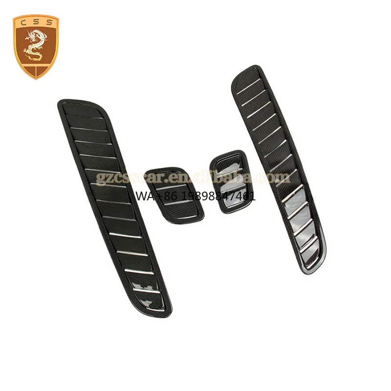 

For Aston martin Vantage V12 Black Hood Vent Scoop
