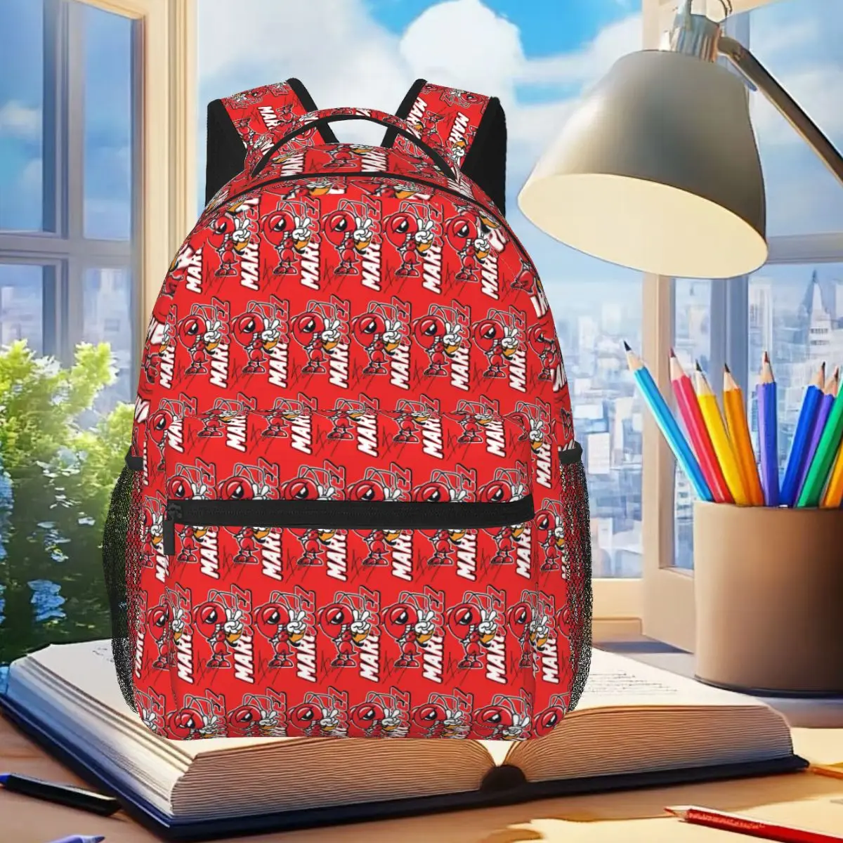 Mochila para motocicleta Marc Marqueze 93, mochila escolar para estudantes, meninos e meninas, bolsa escolar para laptop, bolsas de ombro para homens e mulheres