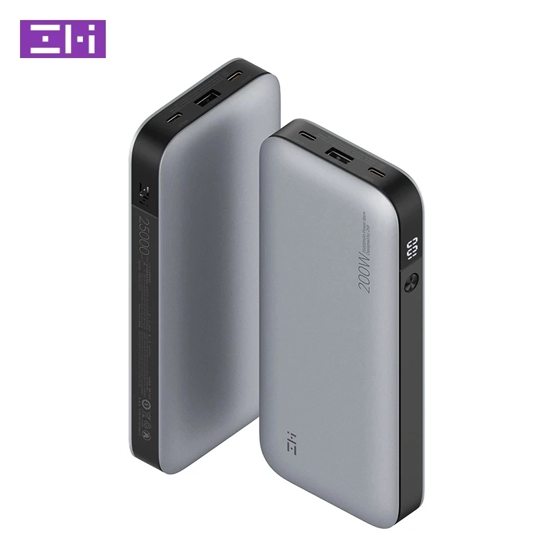 

ZMI QB826/QB826G 25000mAh Power Bank No.20 120W 100W 65W Fast Charging for Laptop Macbook Xiaomi Redmi Phone PS5 Go Pro