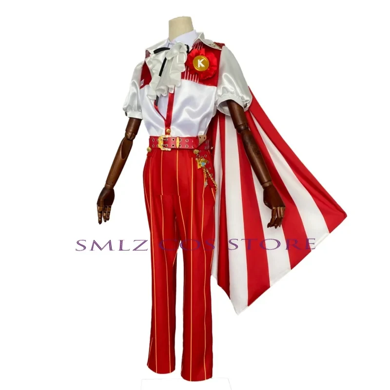 Costume de cosplay Mentor-K Game Identity V Knights Richard Sterling, cape rouge fantaisie, uniforme, tenue de fête pour homme