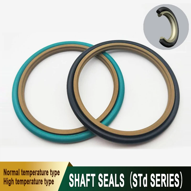 STd Shaft Adopts ST Sealing O-Ring Piston Sealing Ring OD20/22/25/28/30/32/35/36/38~190mm Glay Ring Hydraulic Cylinder Oil Seal