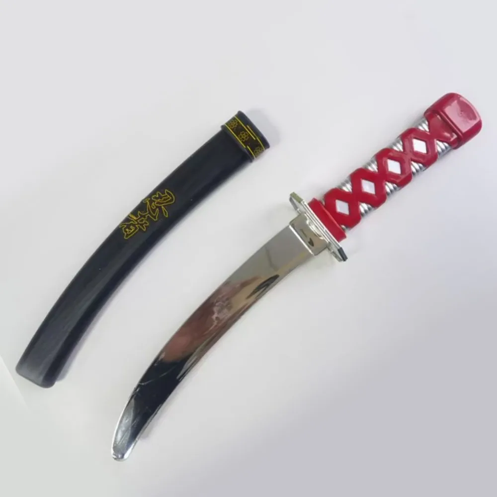 Toy Knife Set Samurai Sword Weapon Cosplay  Children's Superhero Clothing Accessories Plastic