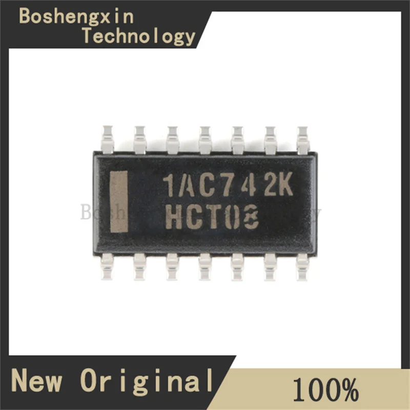 10Pcs SN74HCT08DR 4-channel, dual input, 4.5V to 5.5V AND gate with TTL compatible CMOS input SOIC-14 SN74HCT08DR