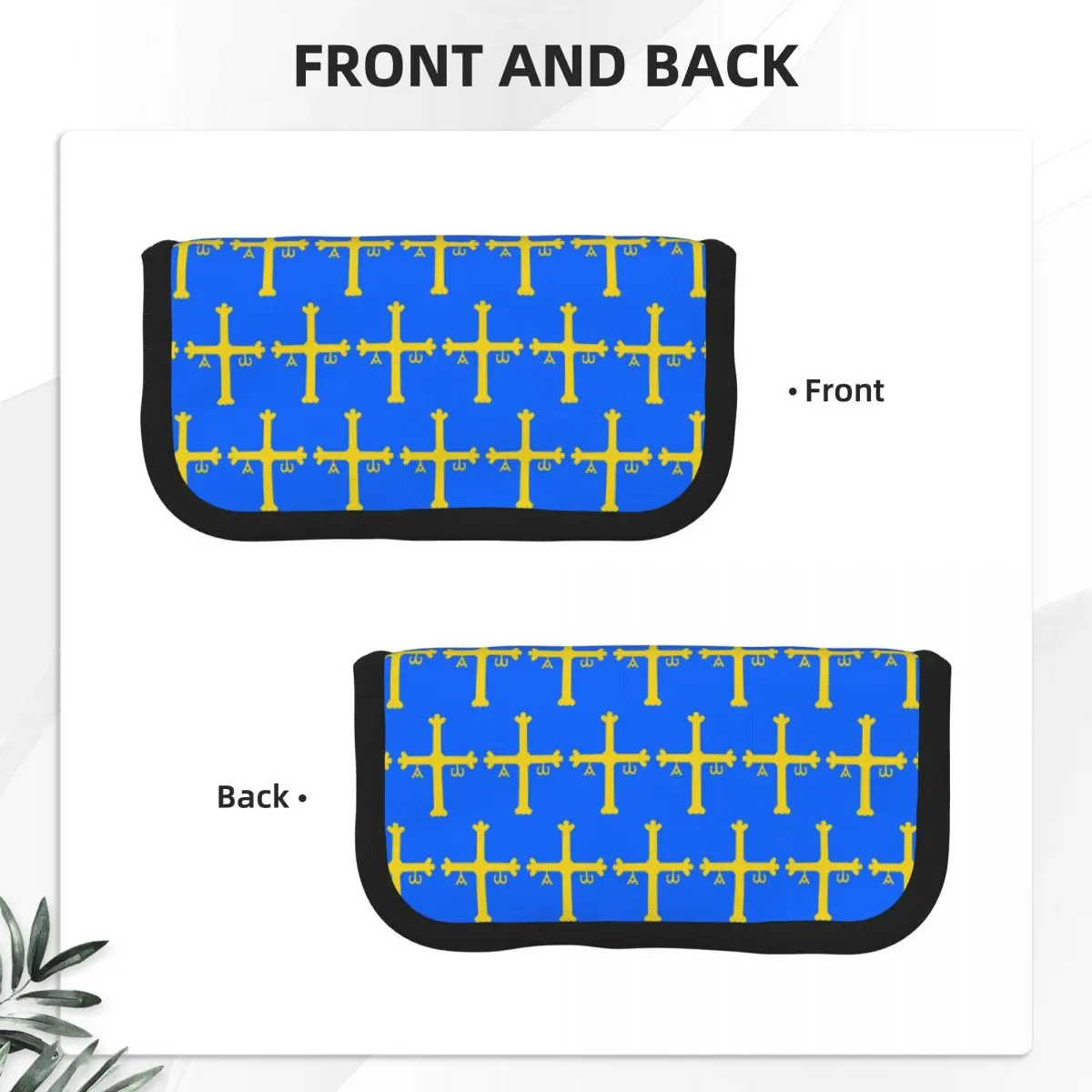 Asturias Flag Pencil Case for Students Gifts Pen Box Pencil Bag Stationery Supplies Pen Holder Bag