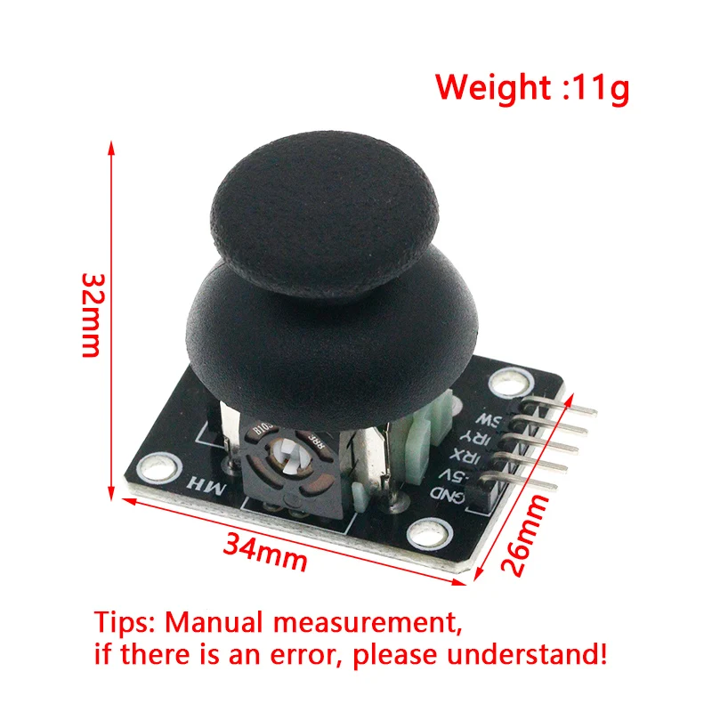 For Arduino Dual-axis XY Joystick Module Higher Quality PS2 Joystick Control Lever Sensor KY-023 Rated 4.9 /5