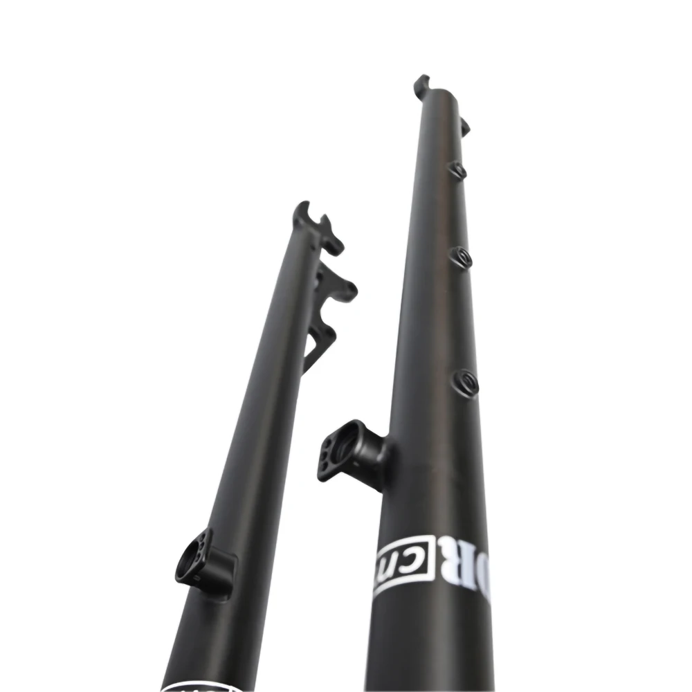 26/27.5ER DARKROCK CM-5 Cr-Mo Steels Front Fork 28.6mm DISC and V Brake MTB Rigid Fork Mountain Bikes Parts Matt Glossy