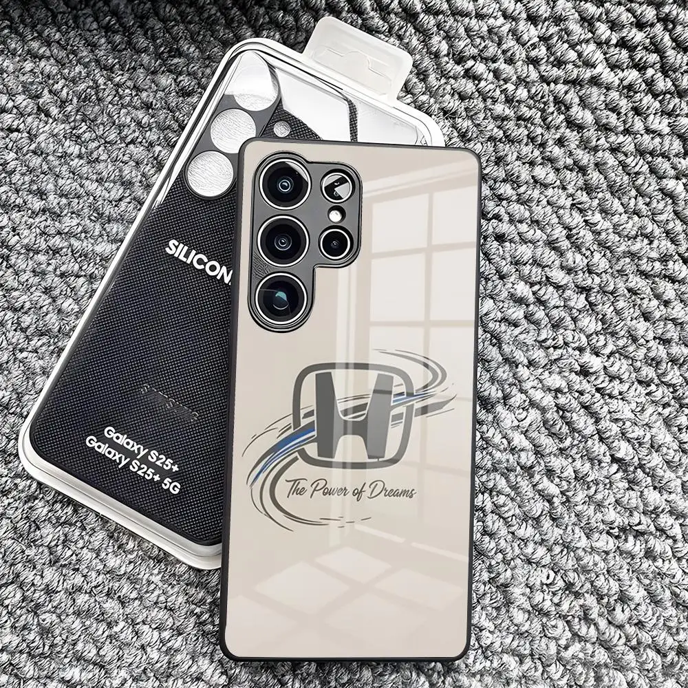 Etui na telefon H-hondaes do Samsunga S26 Ultra S25 Edge Ultra S23 S22 S21 Ultra Plus S24 Fe A57 A37, szklana obudowa — zdjęcie produktu 6