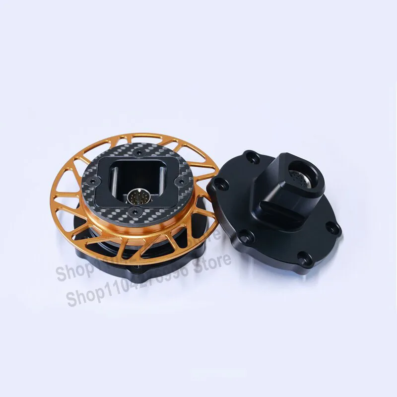 

For Moza Logitech FANATEC Thrustmaster Simagic Simracing Game Steering Wheel Aluminum Alloy Quick Release With 16 Pin Connector