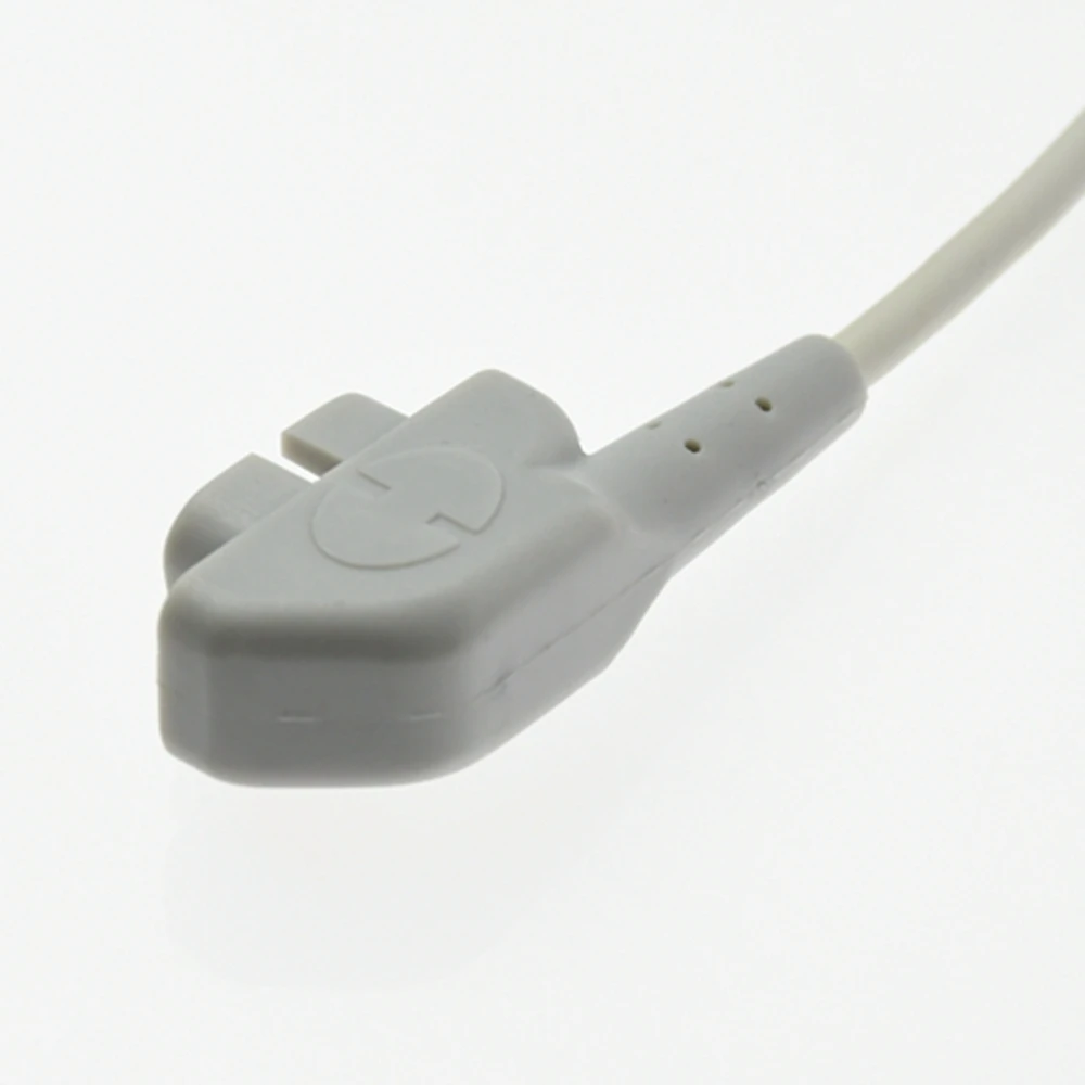 Reutilizável Silicone Finger Clip para Criança, Long Ear Cable Sensor de Oxigênio Spo2 Separado para Criticare Csi, 6Pin Patient Monitor