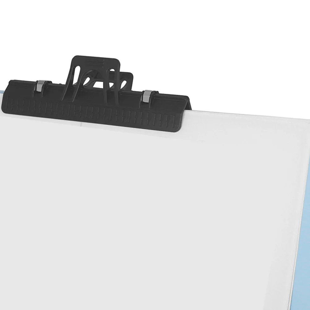 

2 Pcs Piano Book Clips Score Page Holder Musical Notes Paper Black